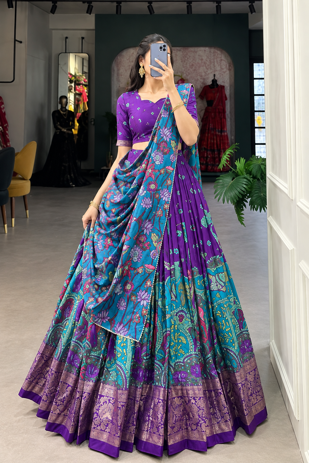 Women's Collection Dolla Silk Lehenga