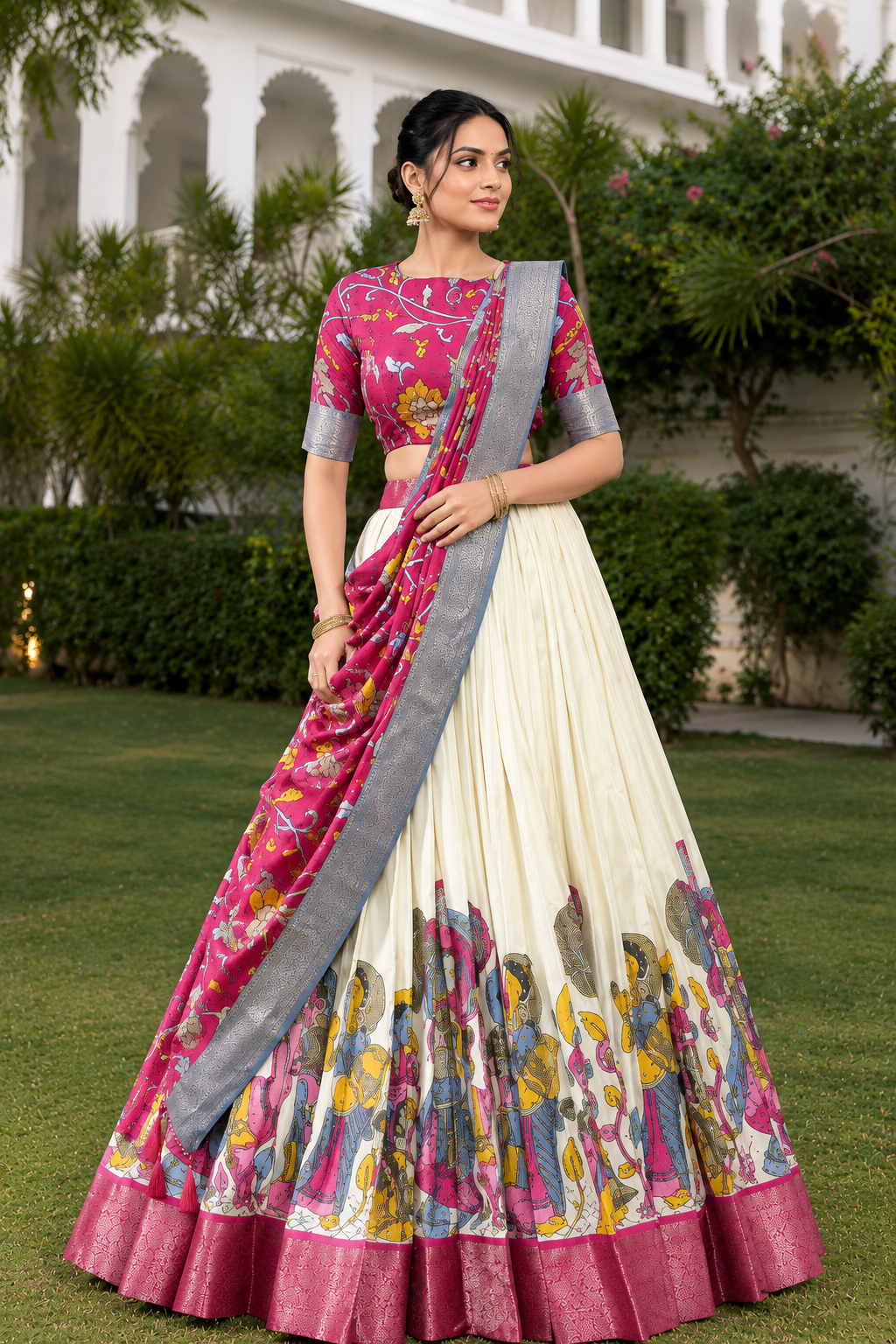 Women's Collection Dolla Silk Lehenga Choli Patola