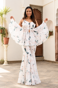 Fancy Printed Georgette Anarkali Kurta Set With Dupatta