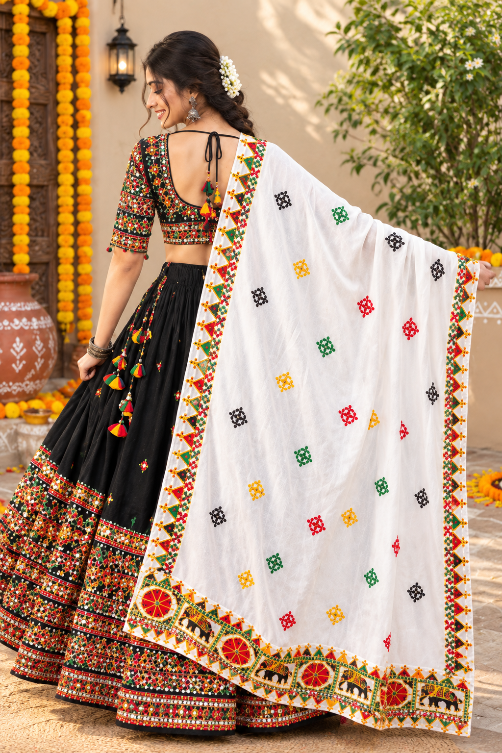 Premium Navaratri dupatta
