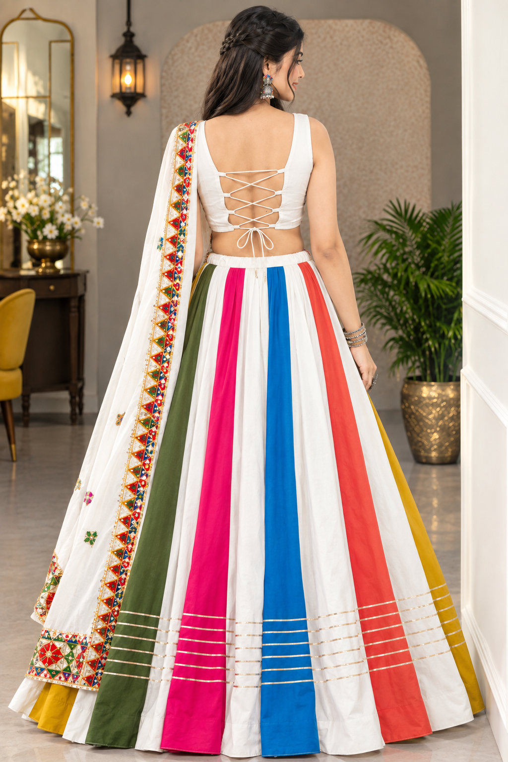 Women's Trending Designeer Tussar Silk Lehenga